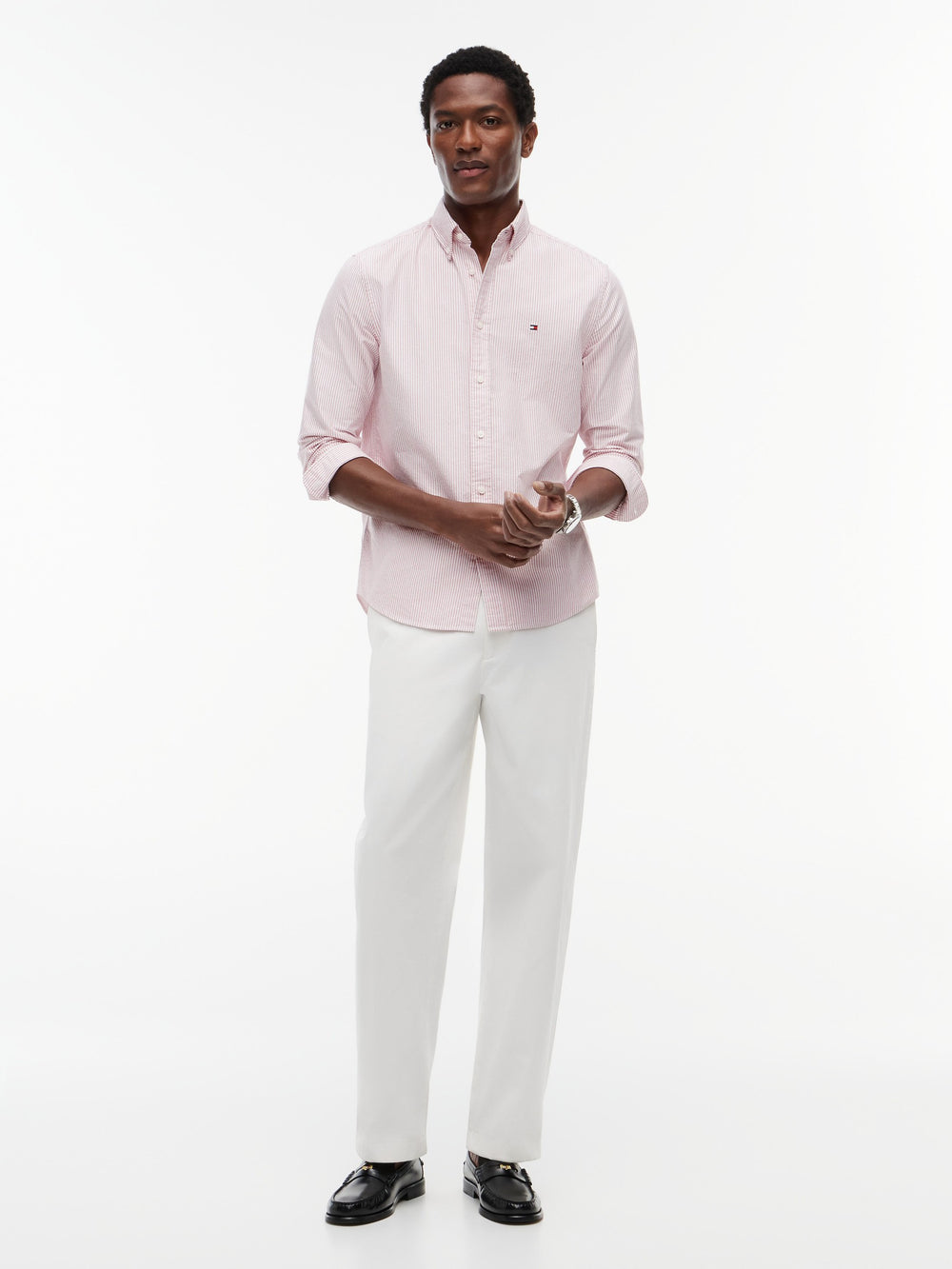 Regular Fit Stripe Oxford Shirt