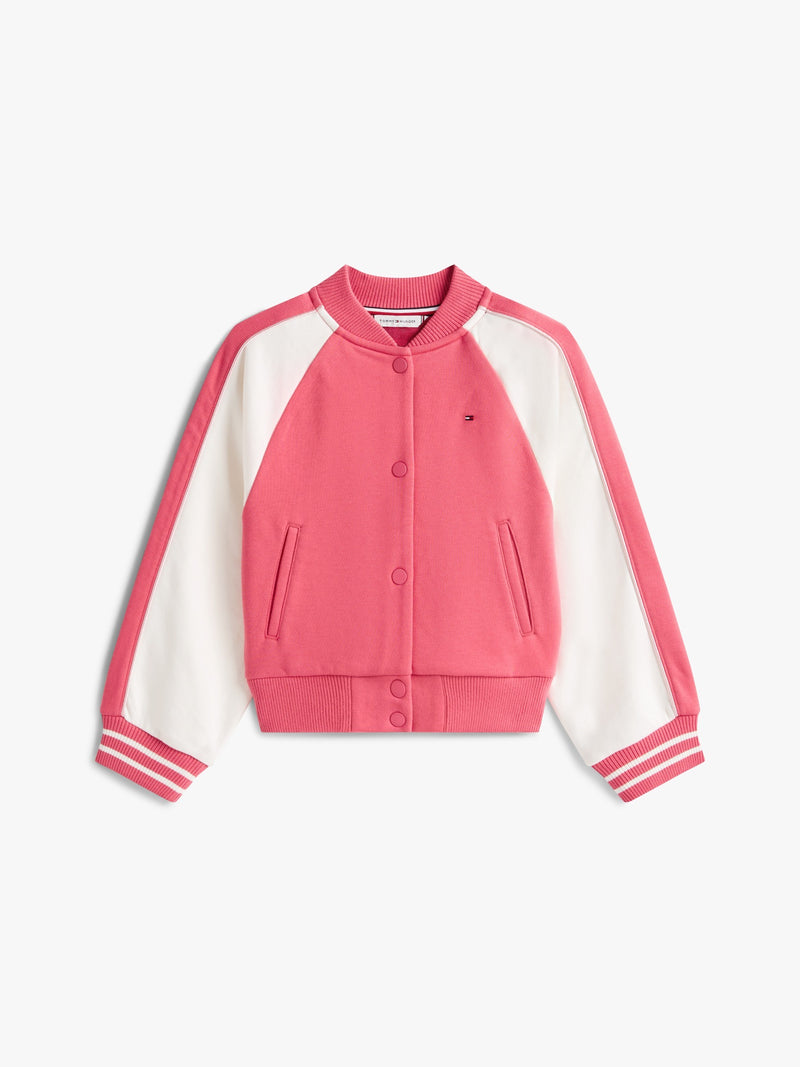 Kids Color Block Bomber Jacket
