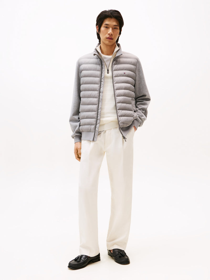 Regular Fit Mid Weight Mix Media Jacket