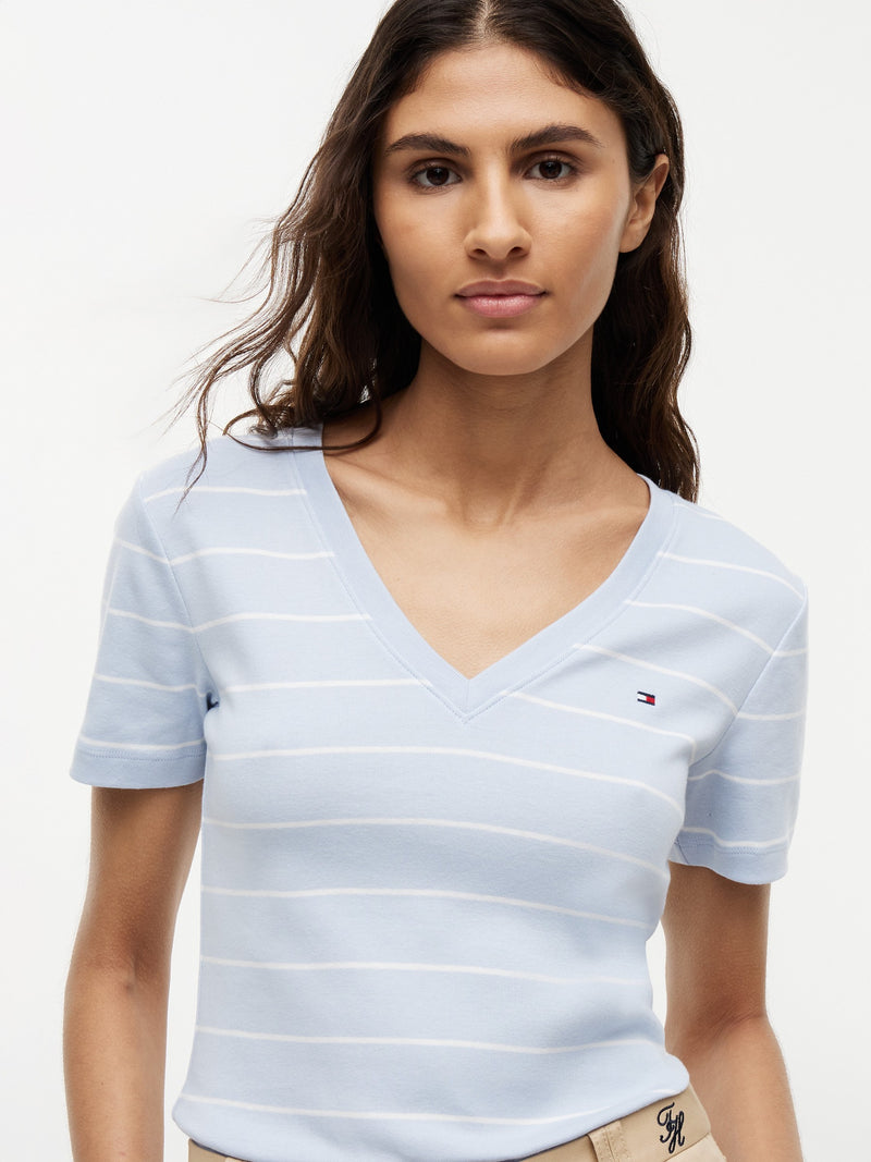 Stripe Slim Fit Half Sleeve Cody T-Shirt