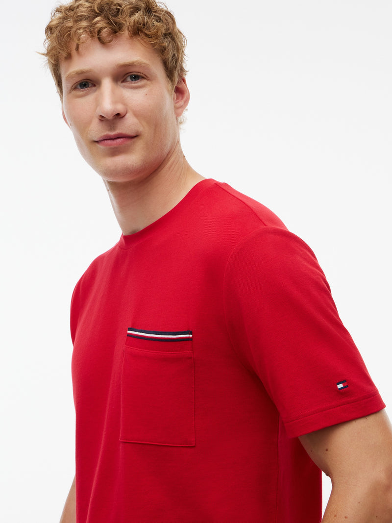 Regular Fit Pocket Pique Tshirt