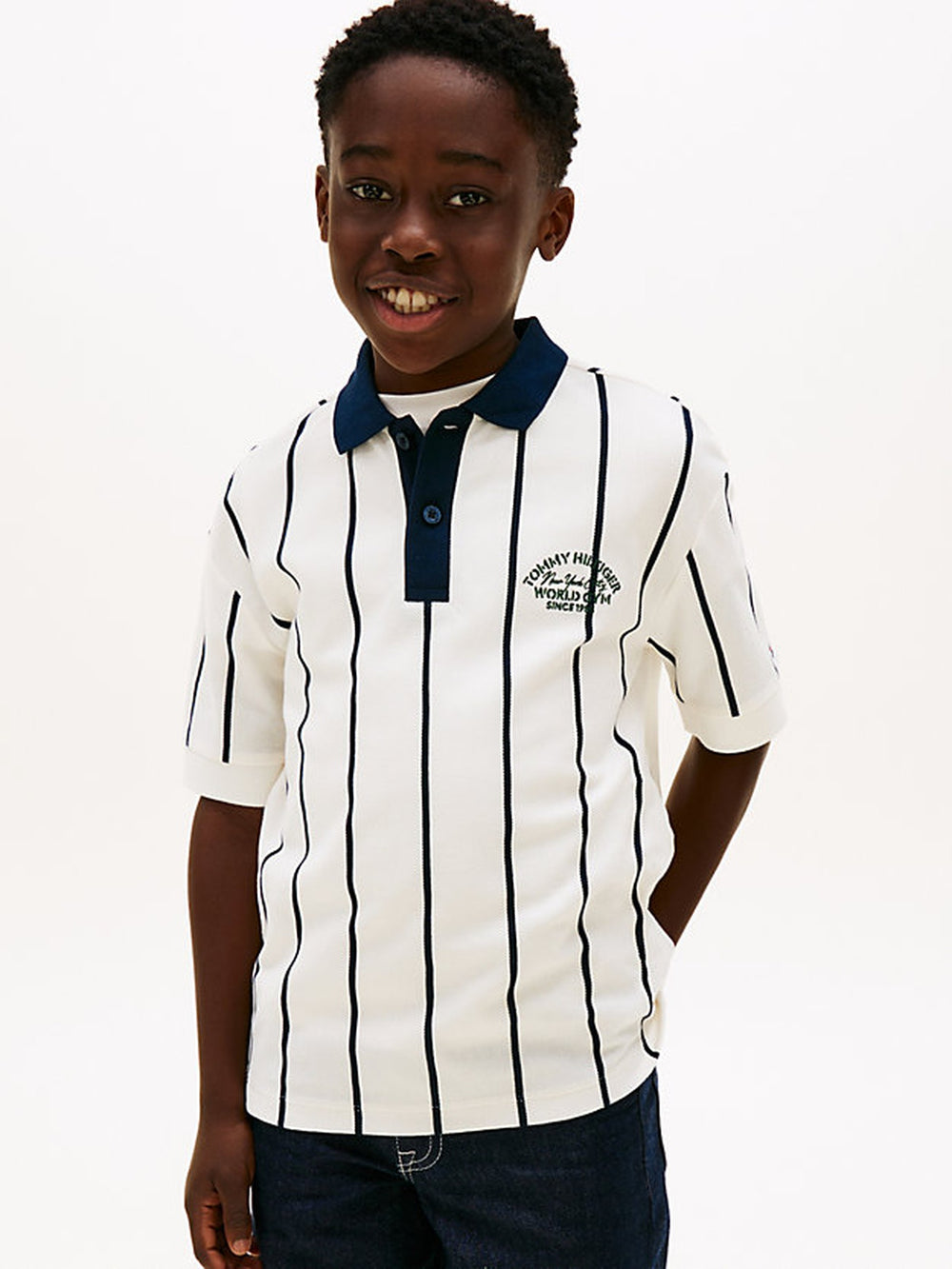 Kids Stripe Polo