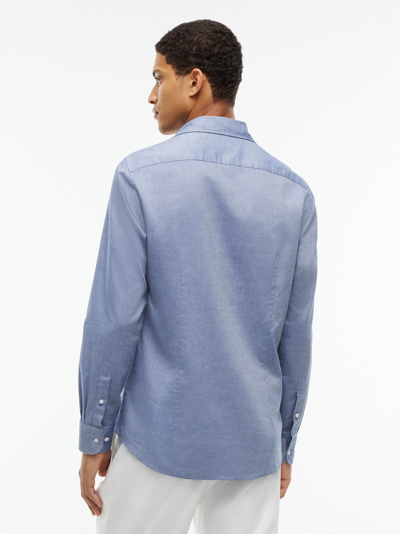 Slim Fit Solid Oxford Shirt