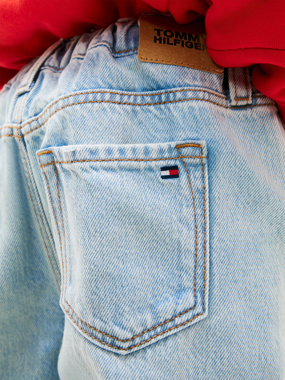 Kids Wide Pull On Jeans