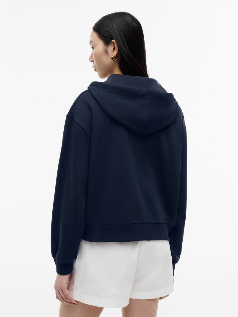 Regular Fit Terry Zip Thru