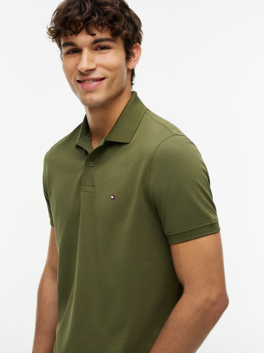 Regular Fit Solid Pique Polo