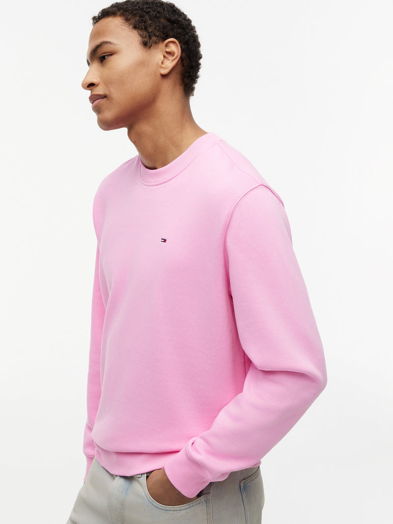 Regular Fit Brushed Fleece Crew Neck Sweatshirt
