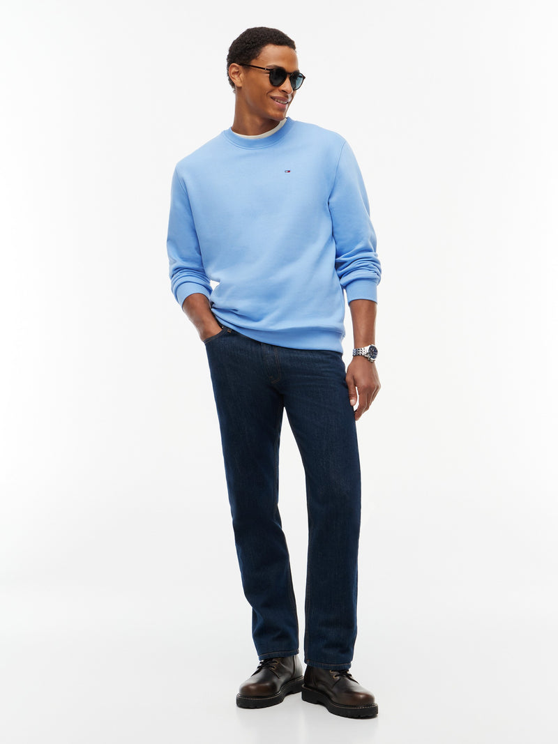 Regular Fit Brushed Fleece Crew Neck Sweatshirt