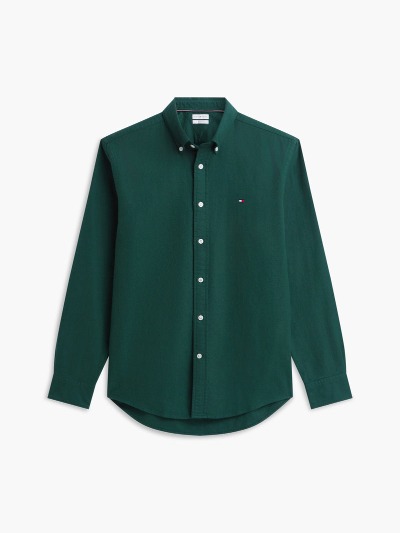 Regular Fit Texture Flannel Shirt