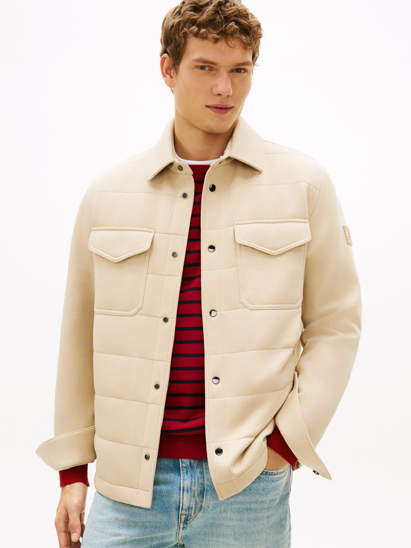 Regular Fit Mix Media Jacket