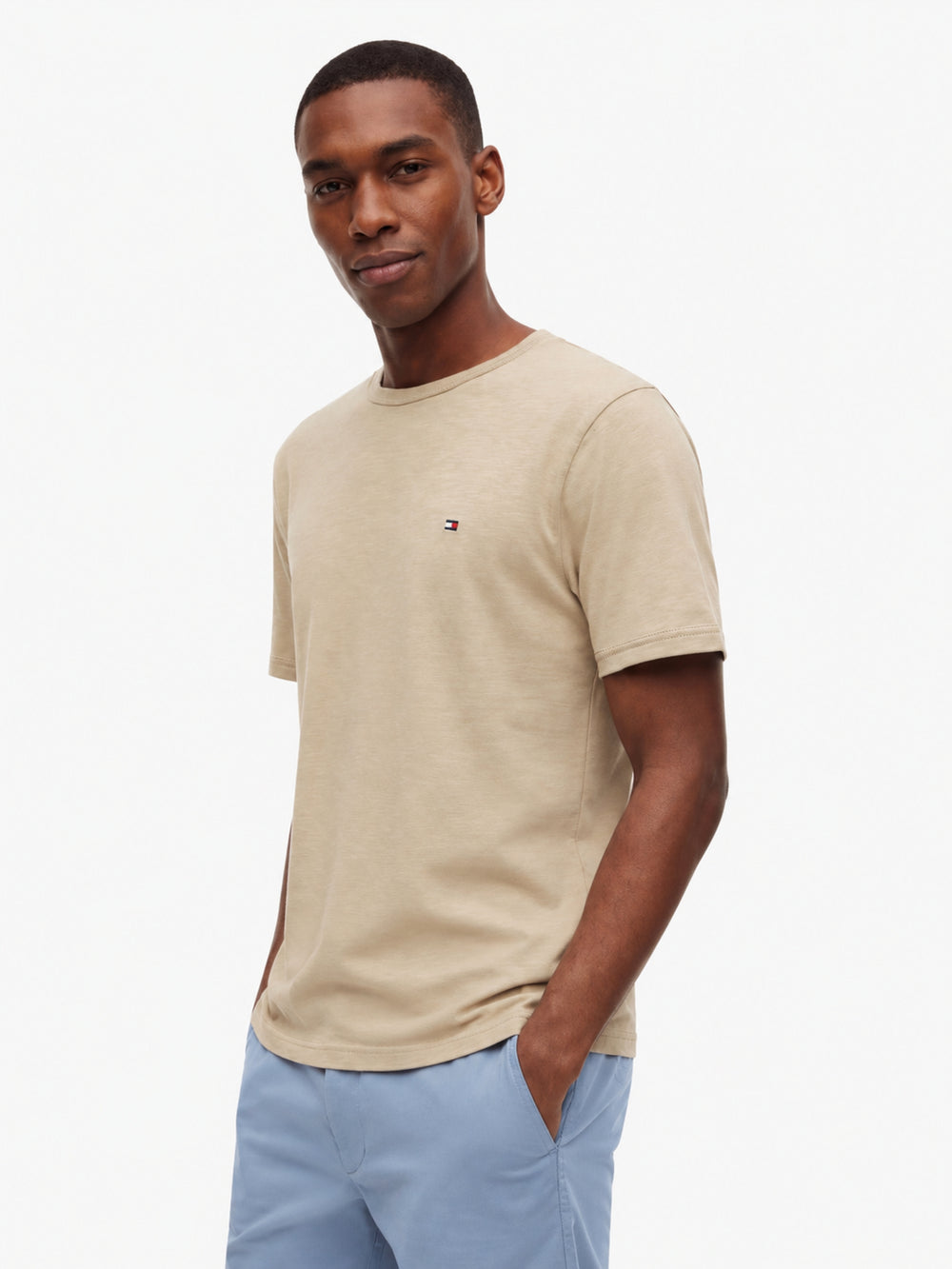 Regular Fit Slub Jersey Tshirt