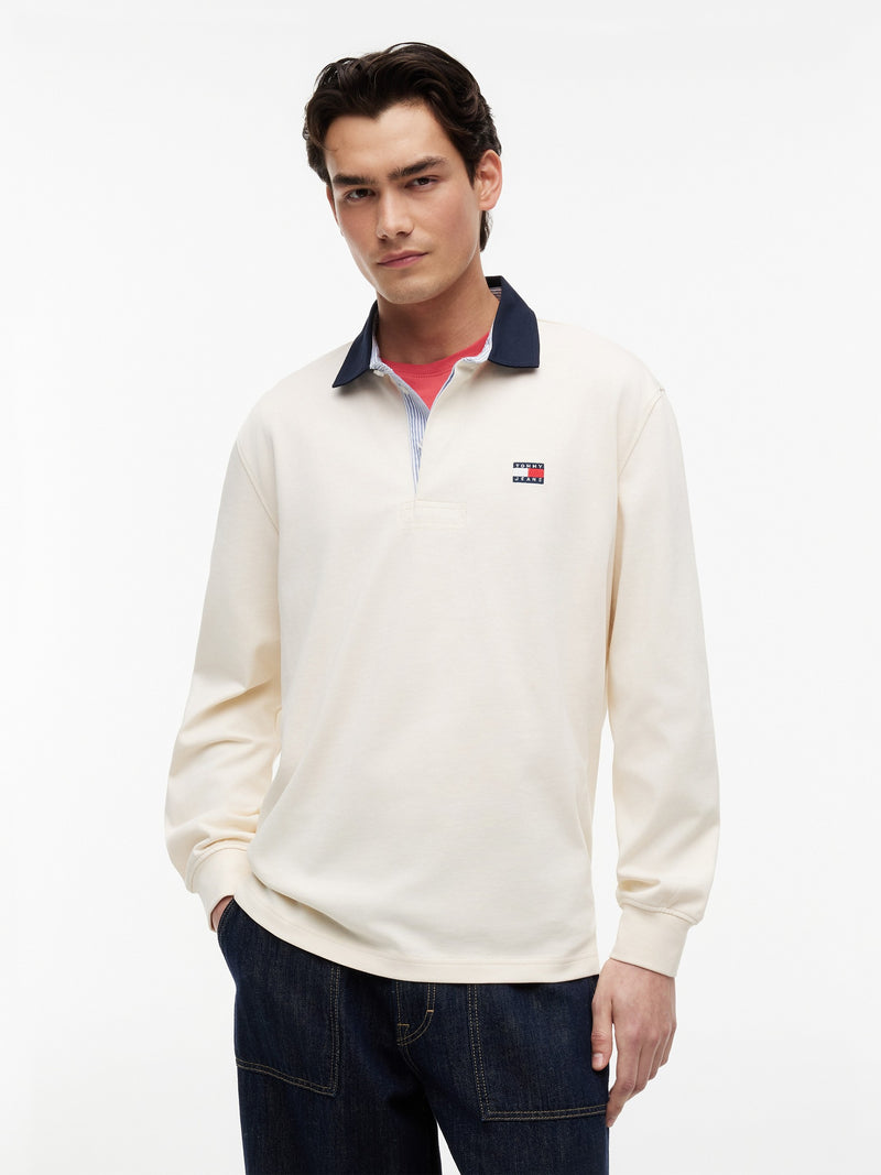 Relaxed Fit Rugby Polo