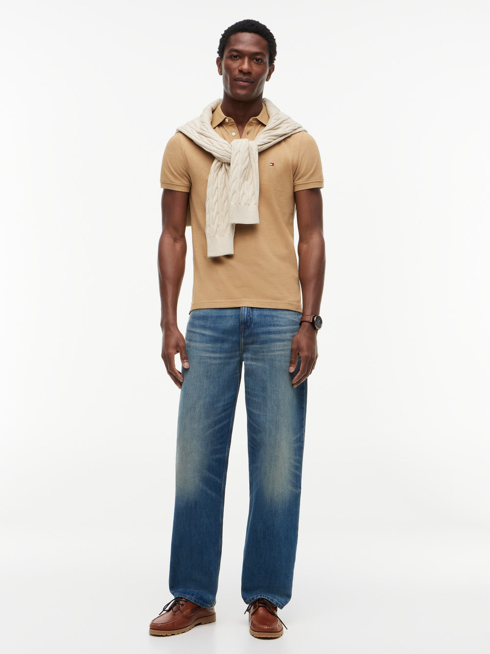 Slim Fit Solid Pique Polo