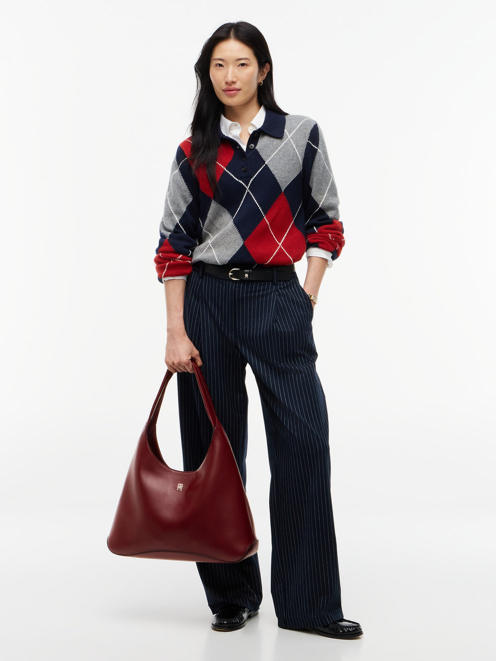 Solid Pu Shoulder Bag