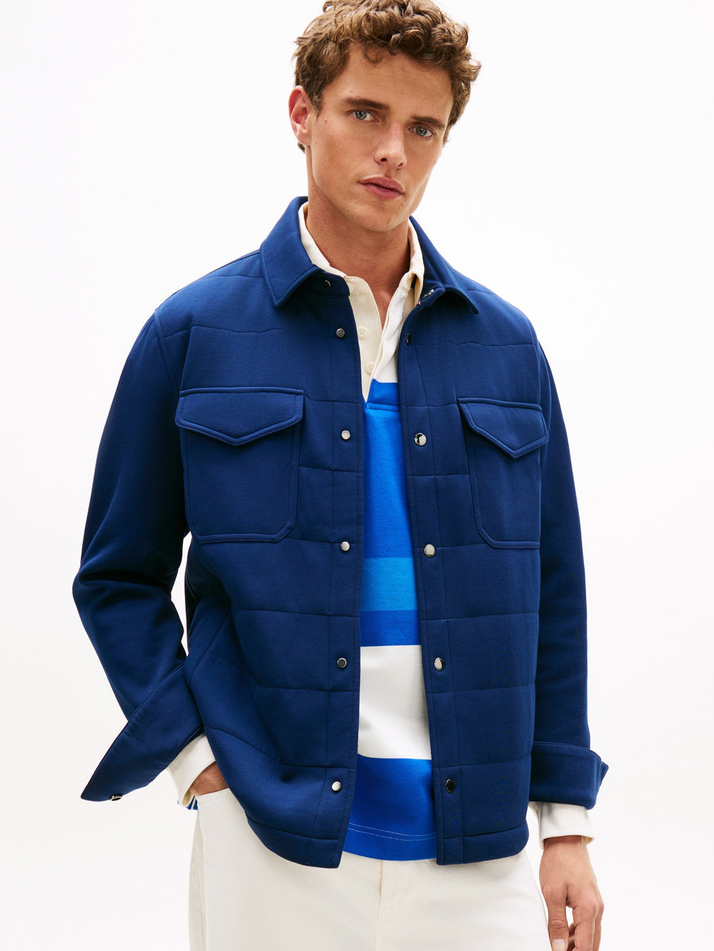 Regular Fit Mix Media Jacket