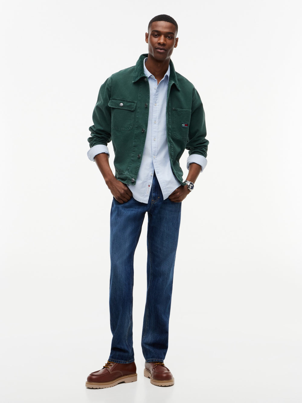 Slim Fit Solid Oxford Shirt
