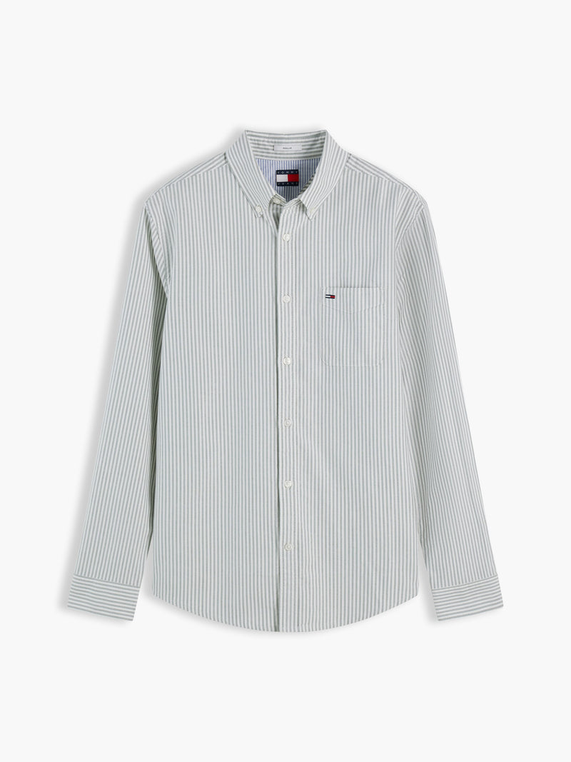 Regular Fit Stripe Oxford Shirt