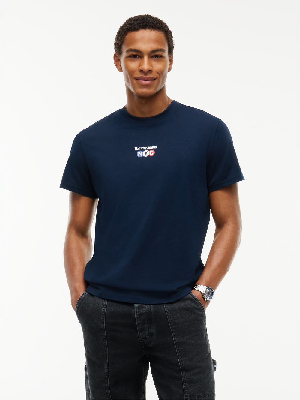 Slim Fit Nyc Logo T-Shirt