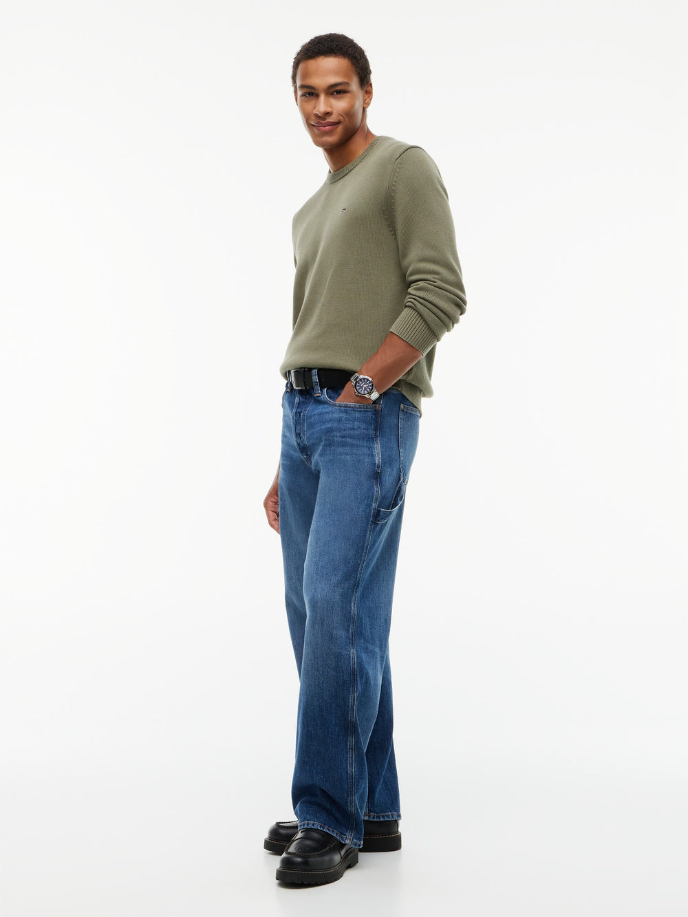 Slim Fit Essential Loose Knit Pullover