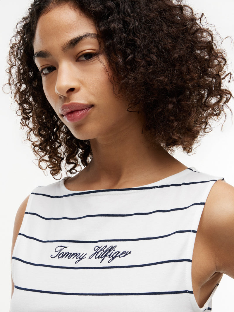 Stripe Slim Fit Full Sleeve Cotton Jersey T-Shirt