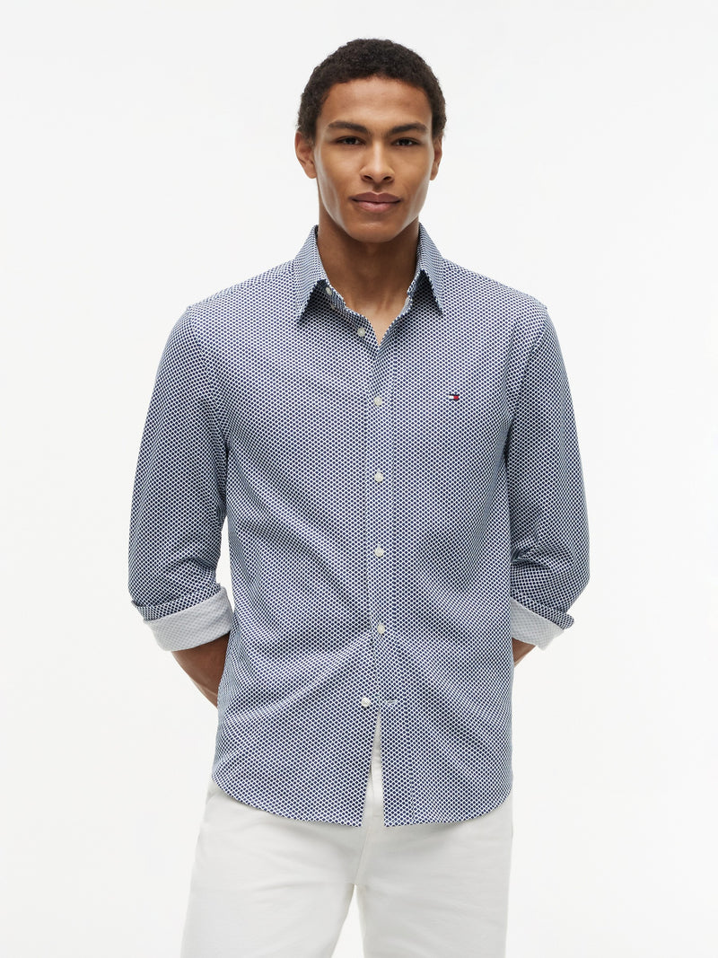 Regular Fit Printed Knit Shirt