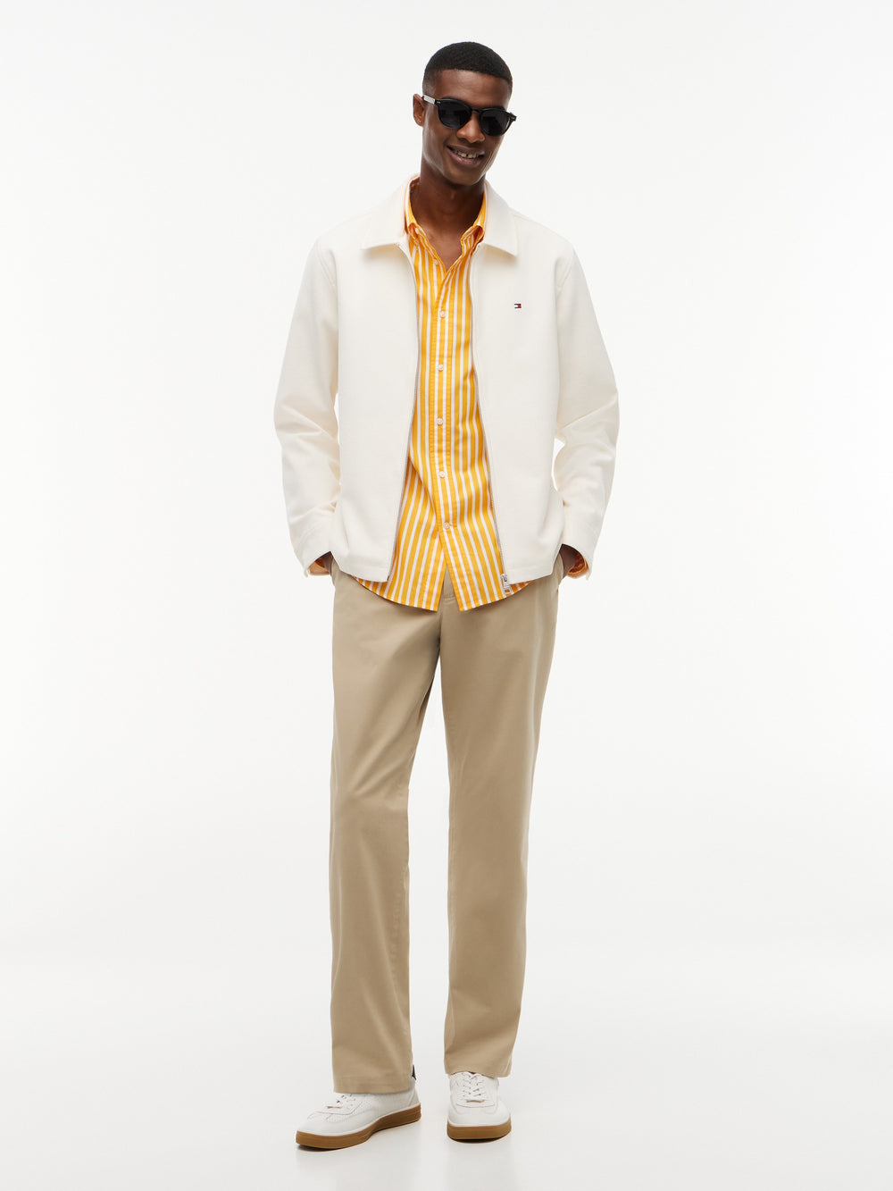 Regular Fit Stripe Poplin Shirt