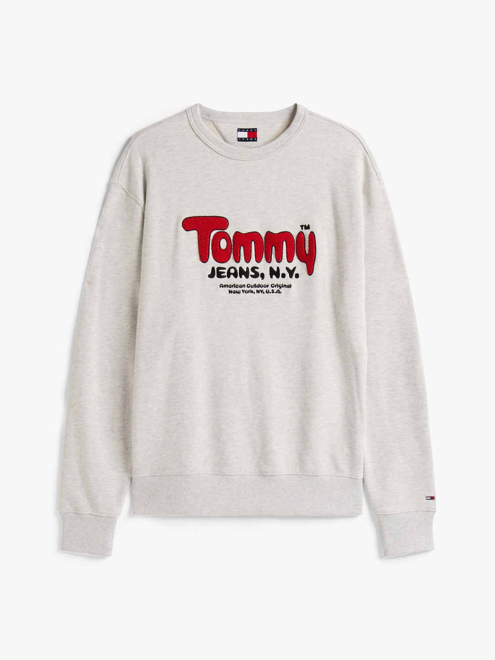 Relaxed Fit Terry Crew Neck Sweatshirt