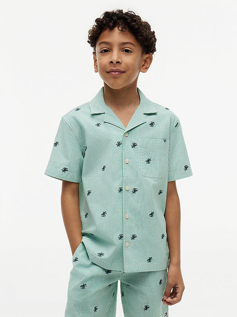 Kids Poplin Stretch Shirt