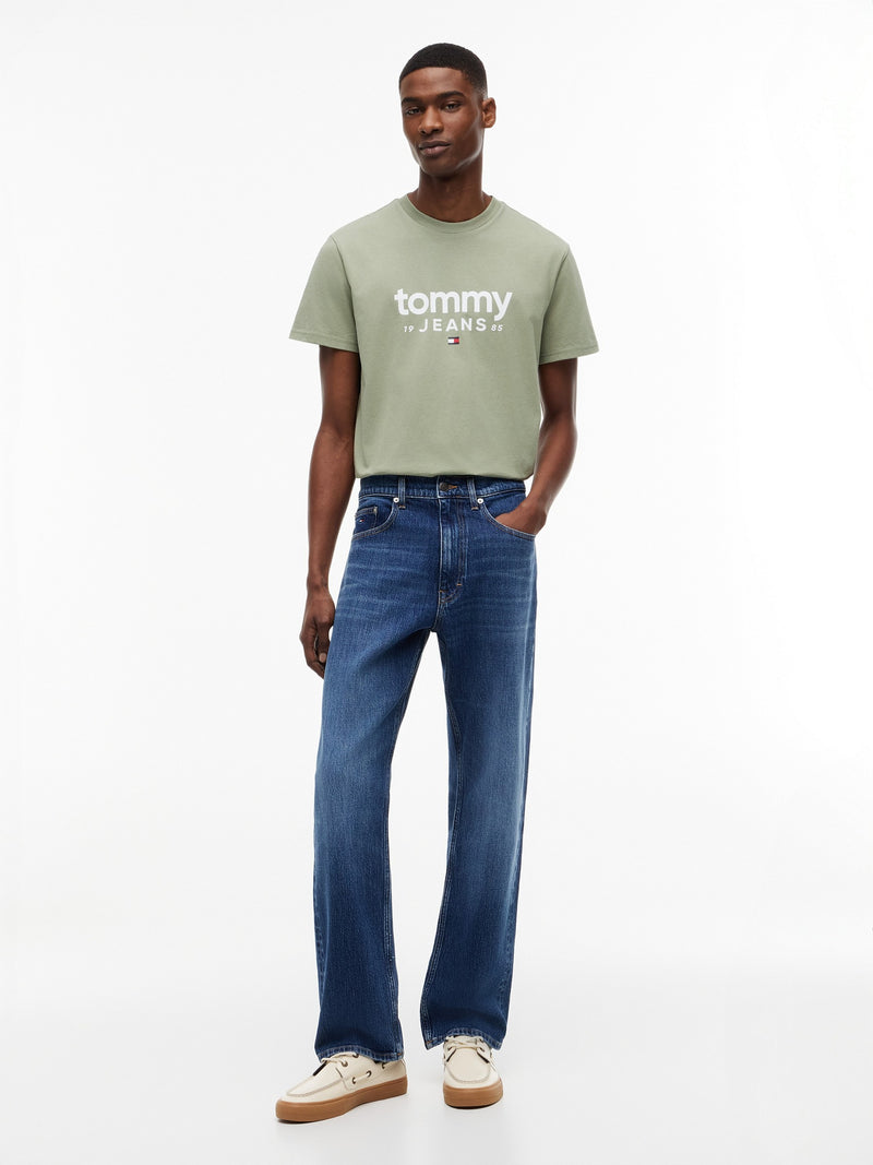 Men Otis Regular Straight Dark Wash Jeans