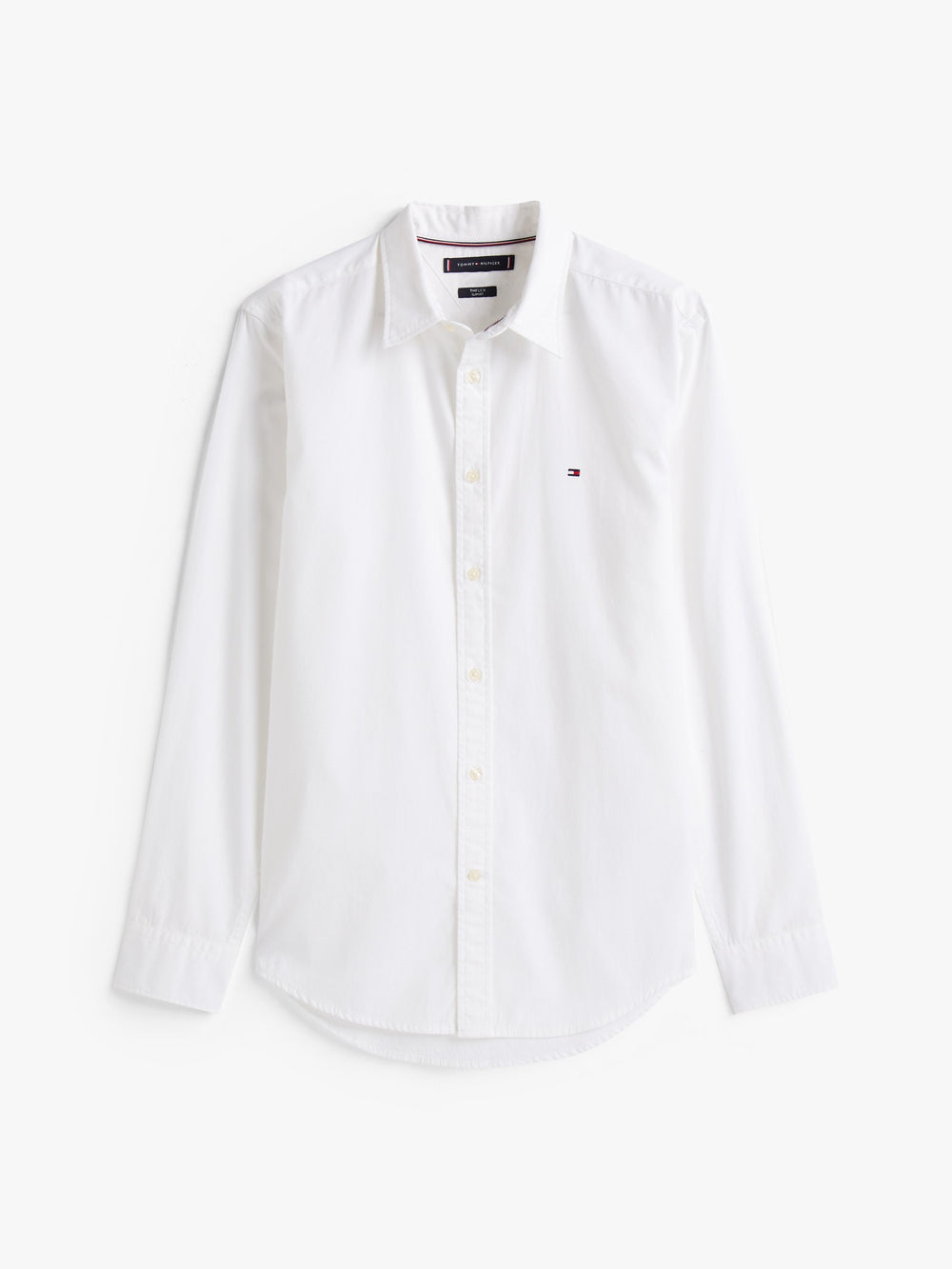 Slim Fit Poplin Solid Shirt
