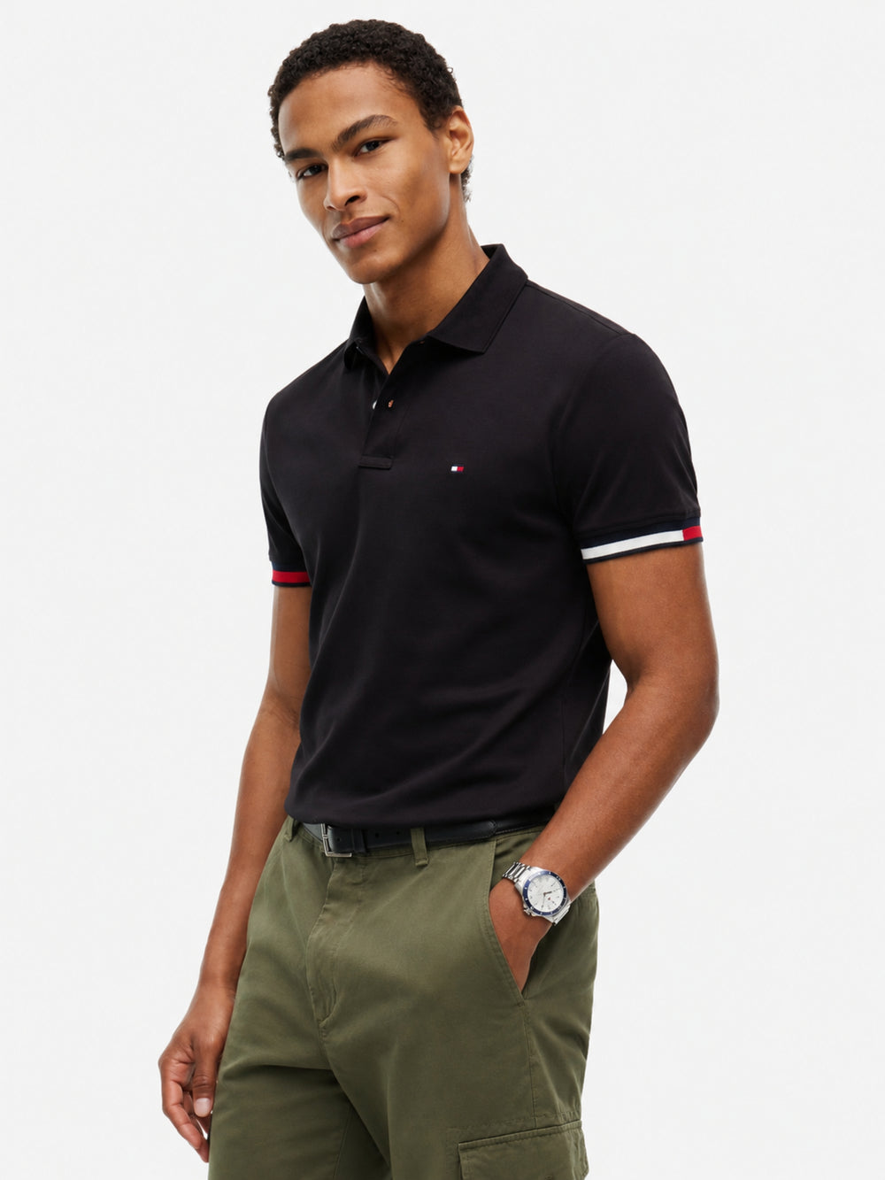 Slim Fit Interlock Polo