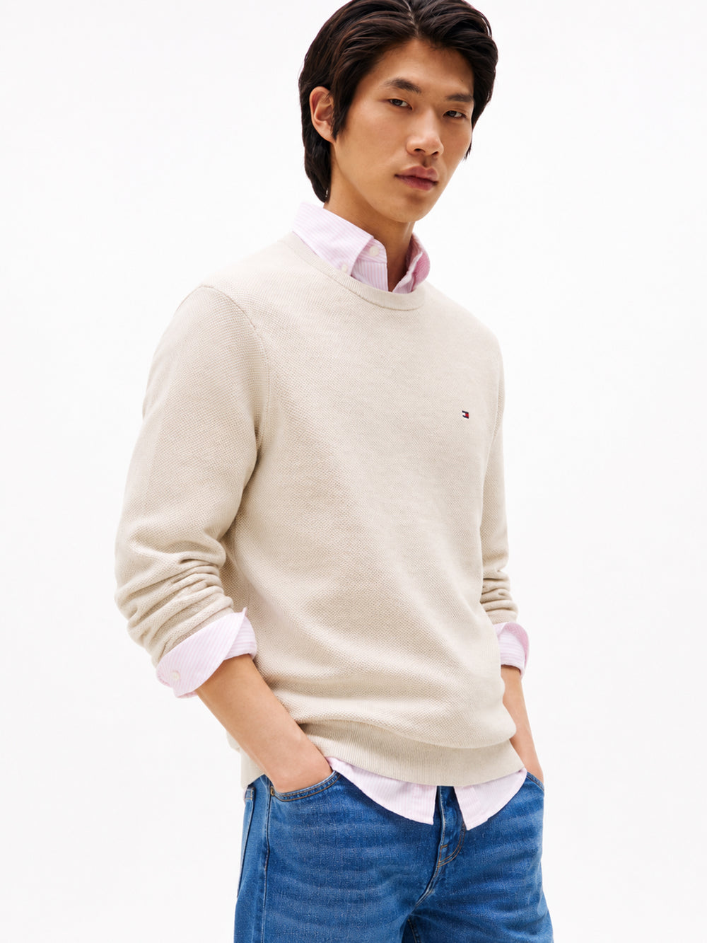 Regular Fit Crew Neck Pullover