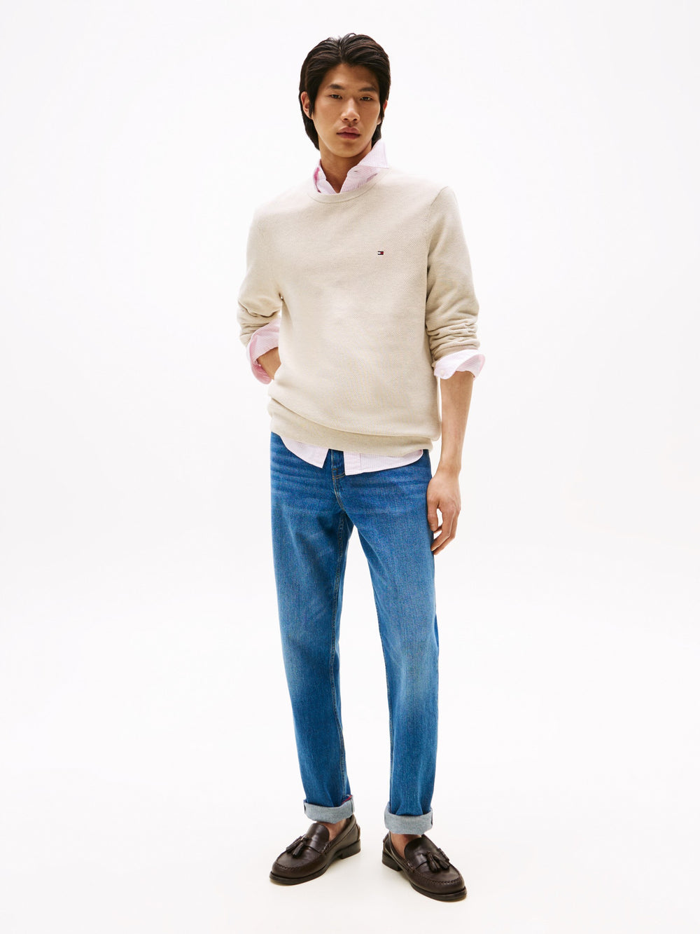 Regular Fit Crew Neck Pullover