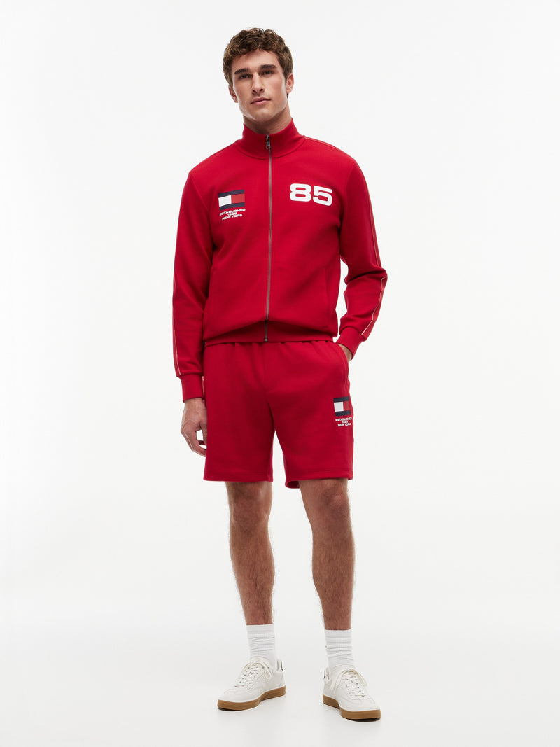 Men Regular Fit Solid Countries Shorts
