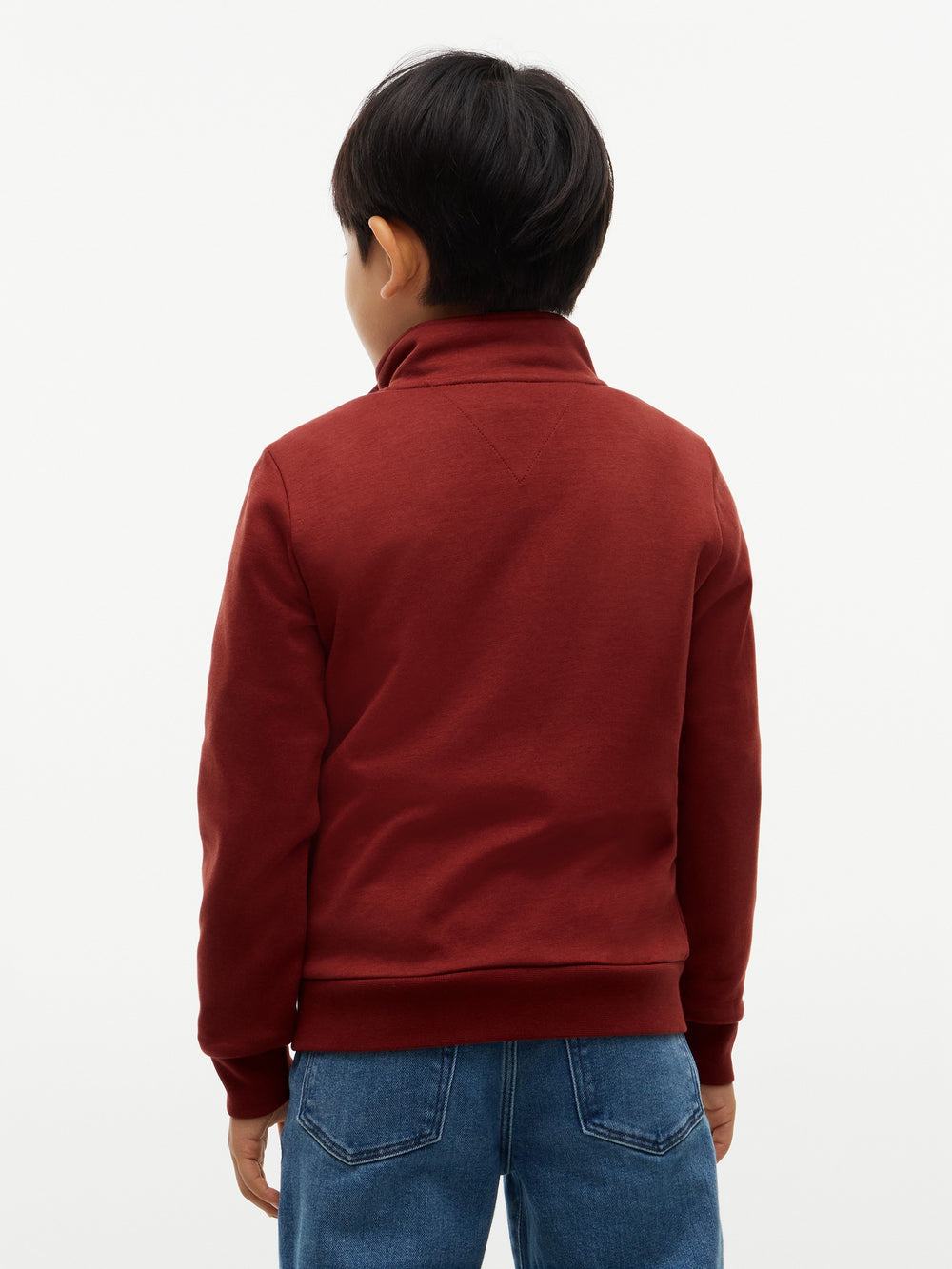Kids Interlock Quarter Zip Sweatshirt