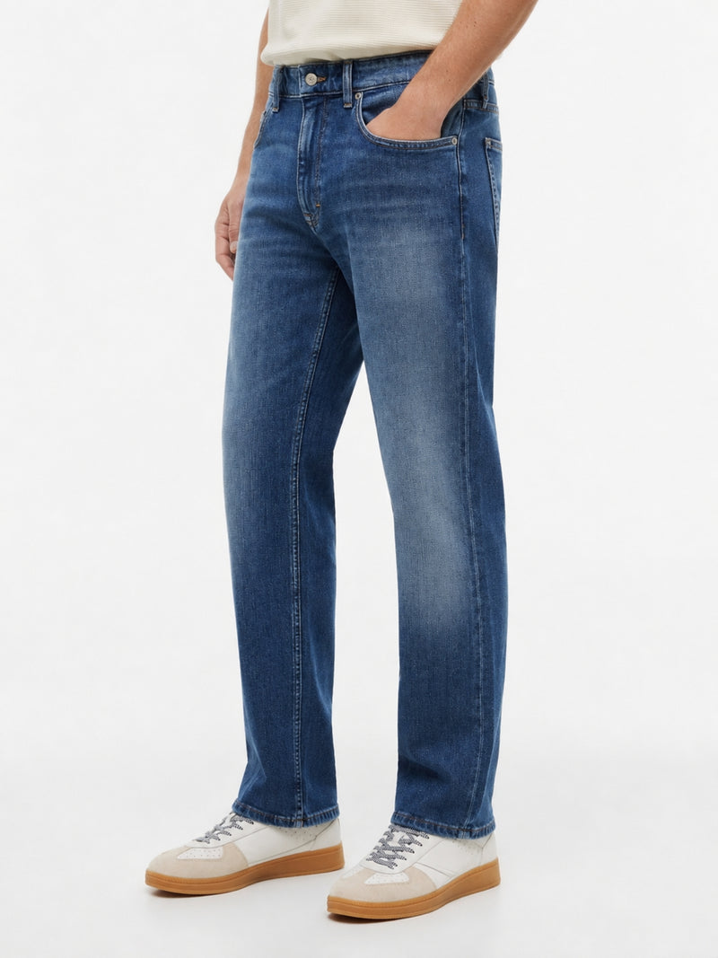 Ryan Slim Straight Mid Wash Jeans