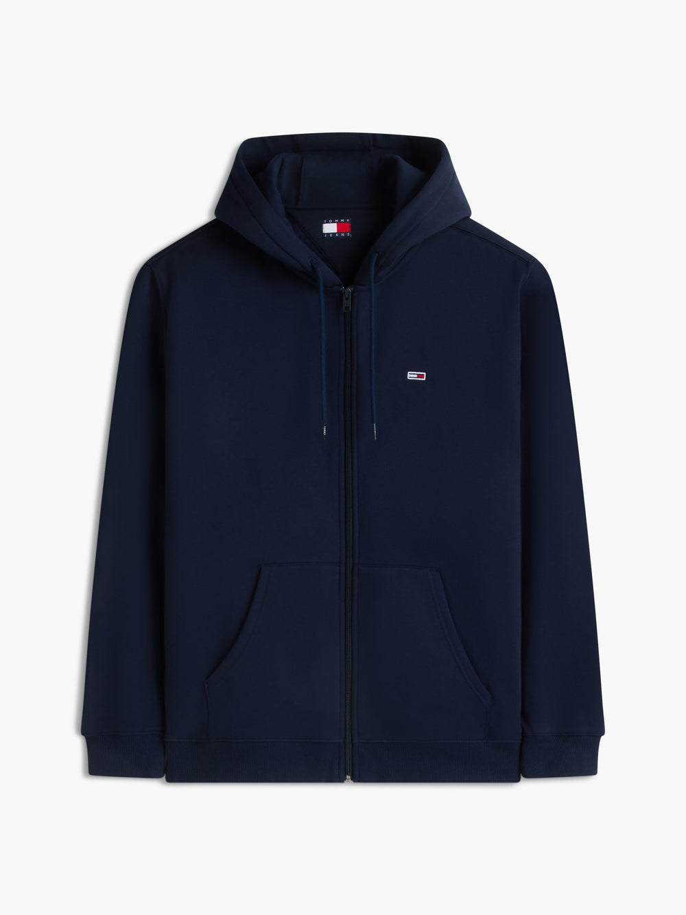 Regular Fit Brushed Fleece Hooded Zip Thru Sweatshirt