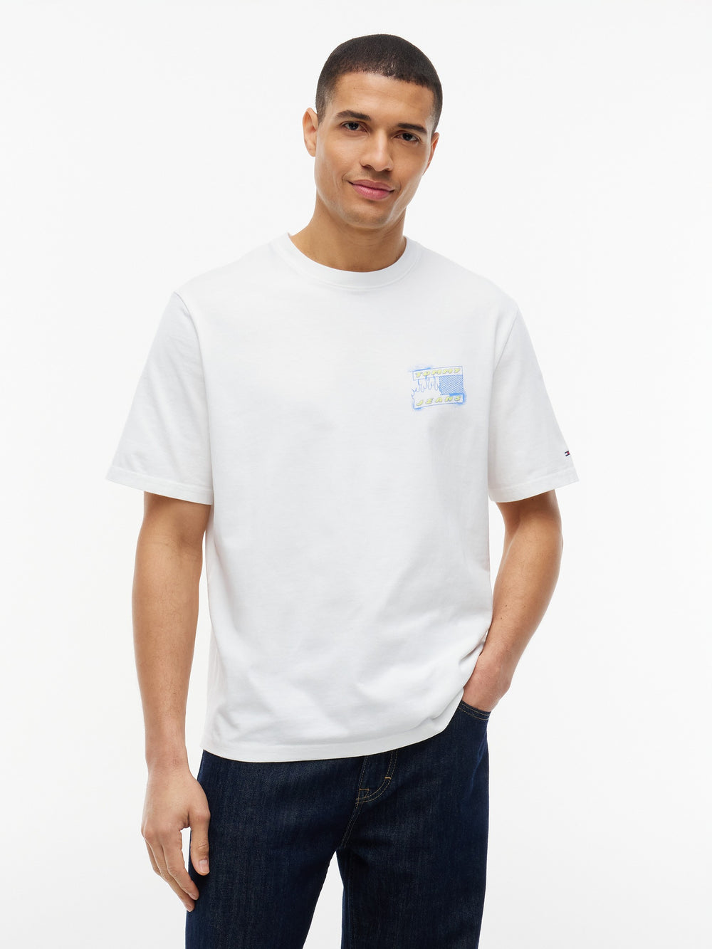 90S Fit Washed Back Graphic T-Shirt