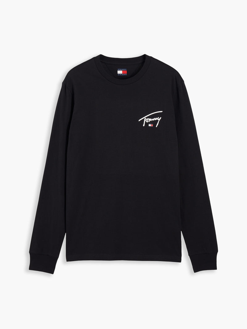 Slim Fit Signature Long Sleeve T-Shirt