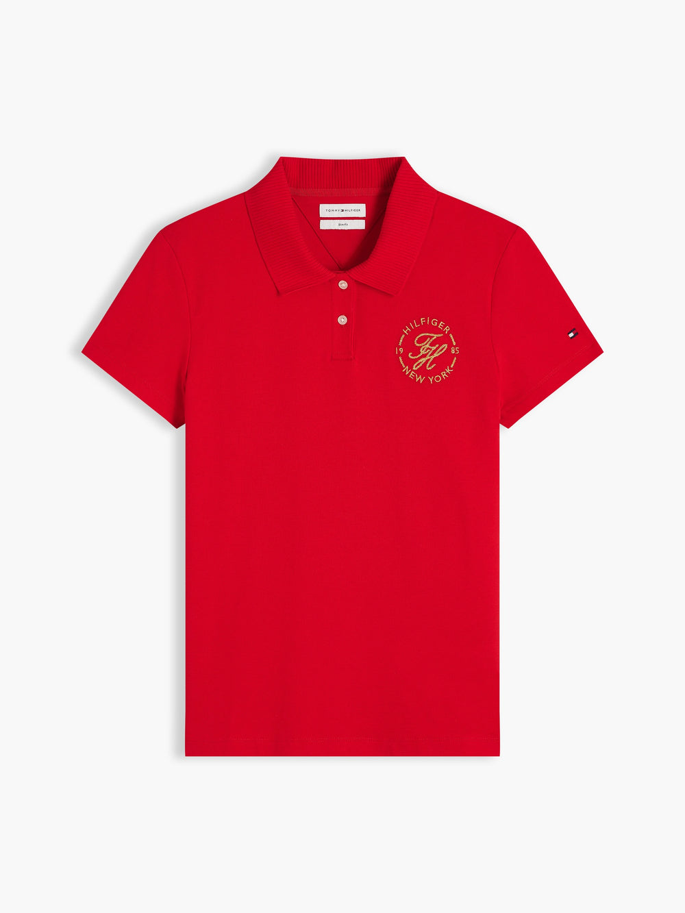 Solid Slim Fit Half Sleeve Pique Polo