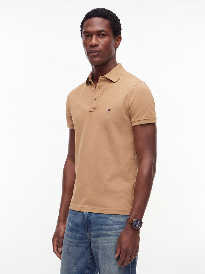 Slim Fit Solid Pique Polo