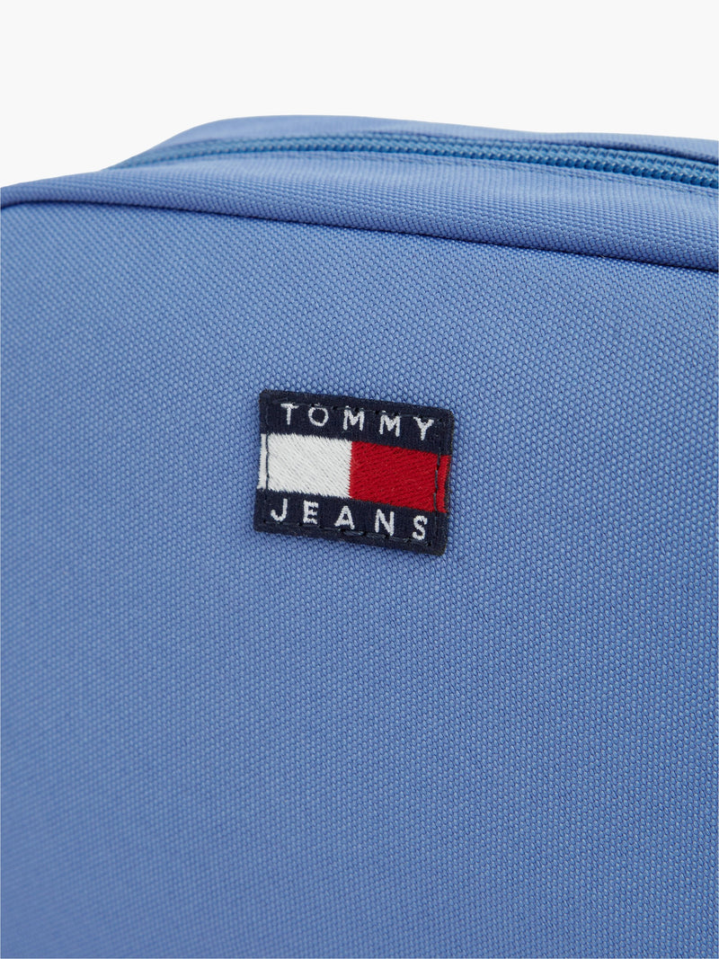 Solid Polyester Crossbody Bag