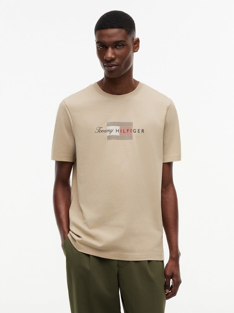 Regular Fit Graphic Logo Tshirt