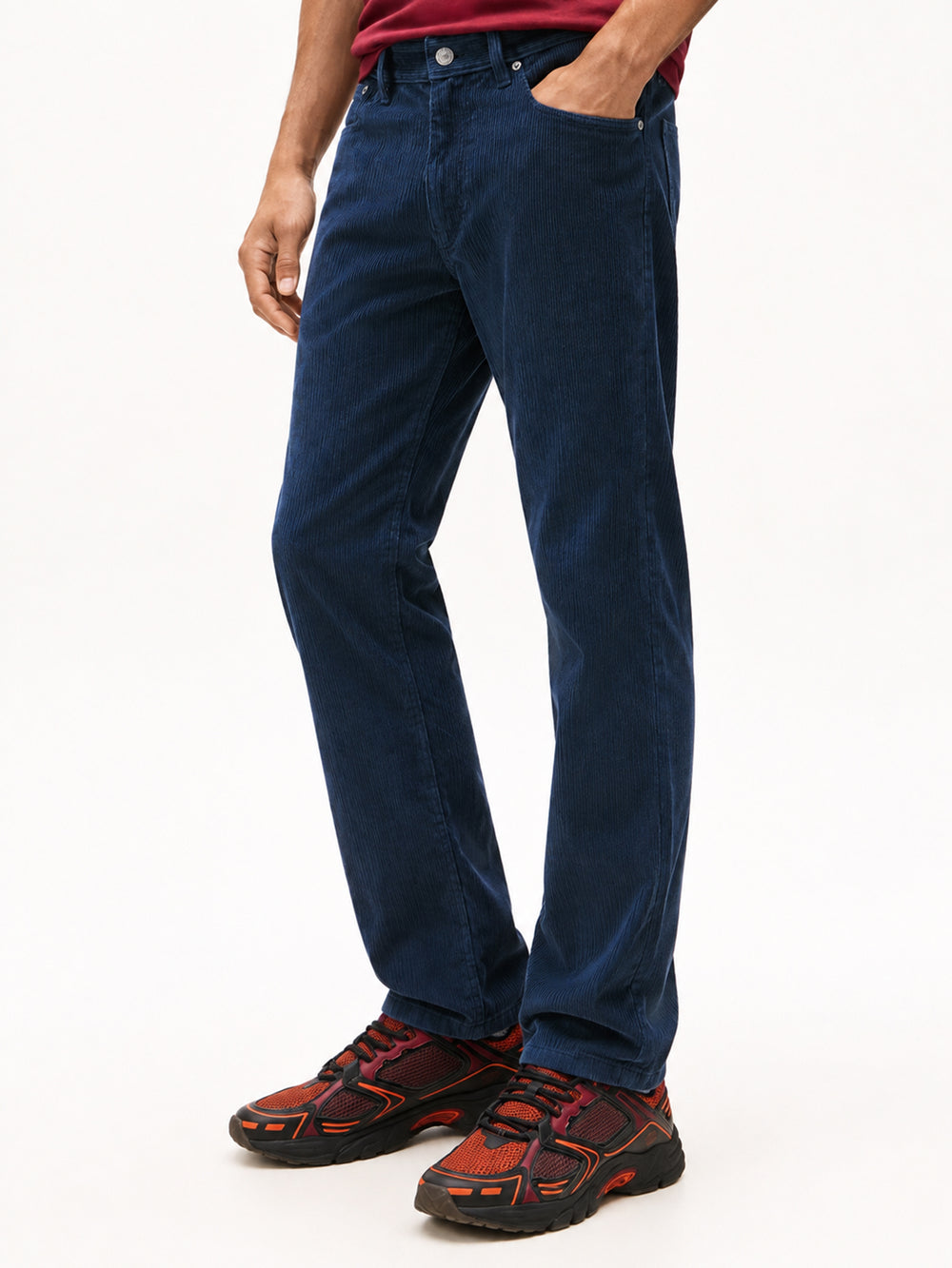 Men Ryan Slim Straight Corduroy Trouser