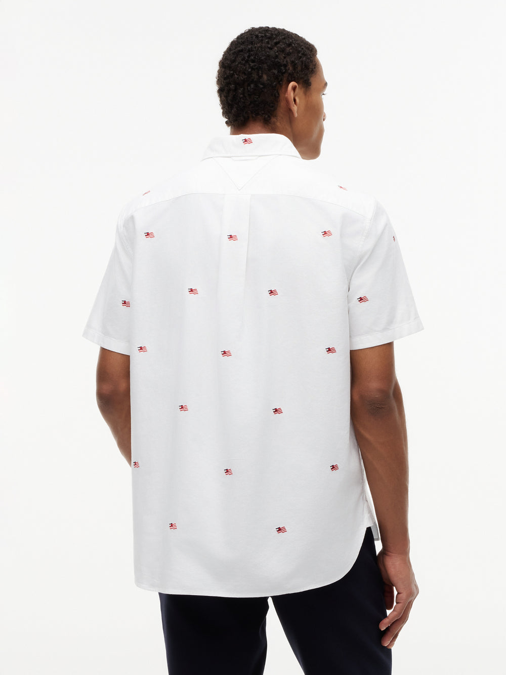 Relaxed Fit Print Oxford Shirt