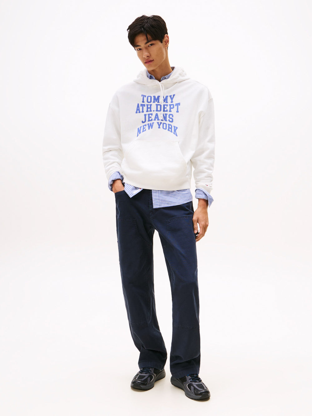 90S Fit Terry Hooded Sweatshirt