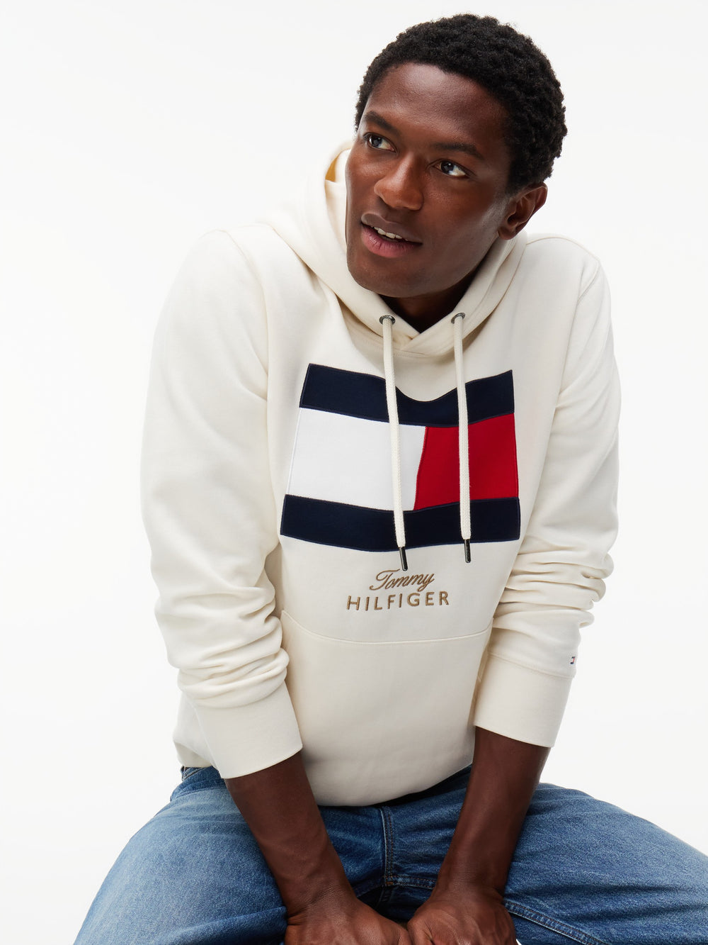 Flag Logo Fleece Hoodie