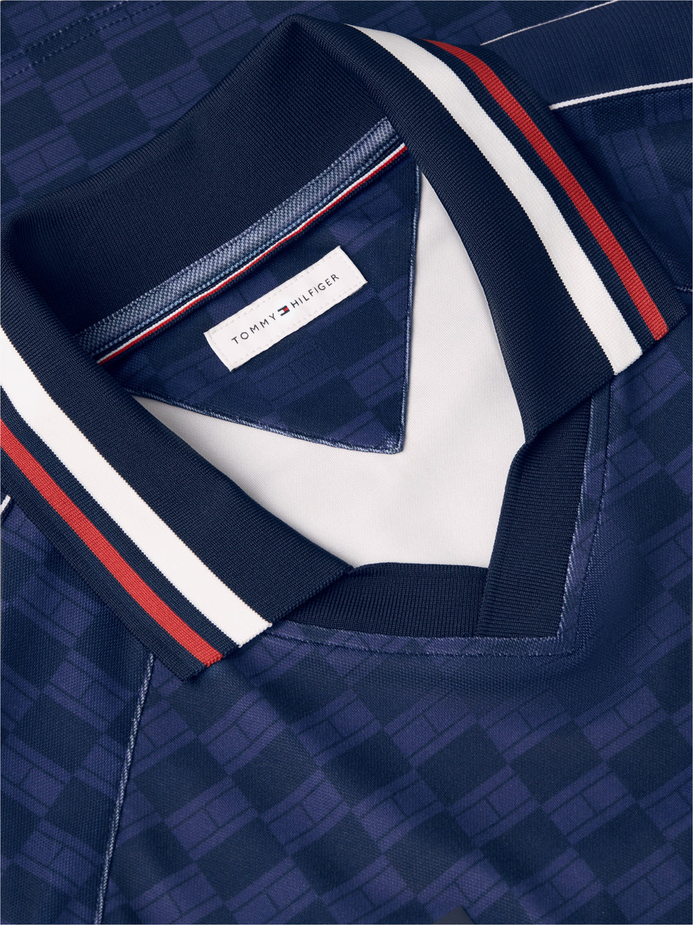 Relaxed Fit Printed Rugby Polo