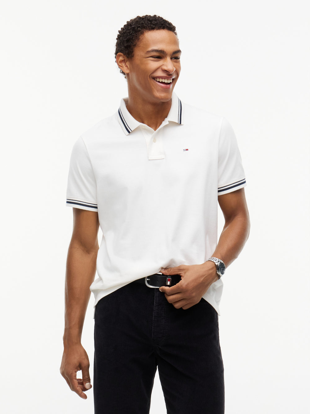Regular Fit Tipped Polo