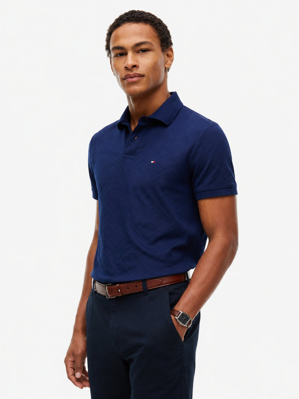 Regular Fit Jacquard Polo